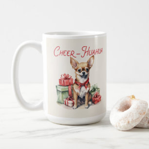 Chihuahua Funny Christmas Dog Coffee Mok