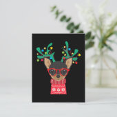 Chihuahua Funny Holiday Kerstmis Bedankkaart (Staand voorkant)
