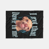 Chihuahua Funny Meme Fleece Deken (Voorkant (Horizontaal))