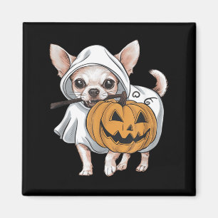 Chihuahua Geest Hond Halloween Magneet