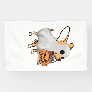 Chihuahua Geest Pompoen Halloween T-shirt Spandoek