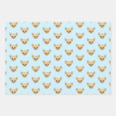 Chihuahua Gezicht Inpakpapier Vel (Voorkant 3)
