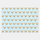 Chihuahua Gezicht Inpakpapier Vel (Voorkant)