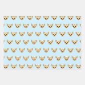 Chihuahua Gezicht Inpakpapier Vel (Voorkant)
