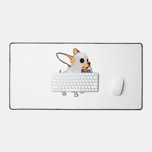 Chihuahua Ghost Pumpkin Halloween Shirt Bureaumat (Keyboard & Muis)
