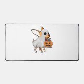 Chihuahua Ghost Pumpkin Halloween Shirt Bureaumat (Voorkant)