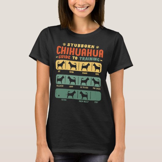 Chihuahua-gids voor training t-shirt (Voorkant)