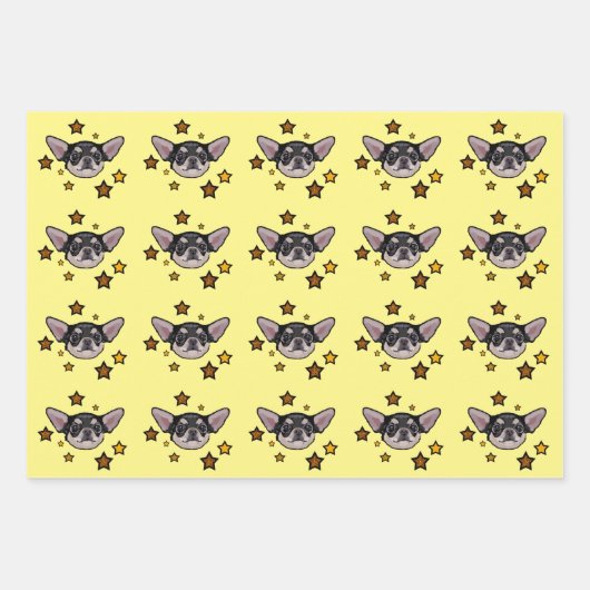 Chihuahua Gift Wrap Set Inpakpapier Vel (Voorkant 2)