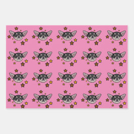 Chihuahua Gift Wrap Set Inpakpapier Vel