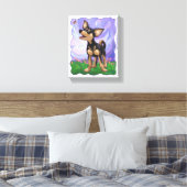 Chihuahua Gifts & Accessoires Canvas Afdruk (Insitu (Slaapkamer))