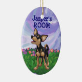 Chihuahua Gifts & Accessoires Keramisch Ornament (Rechts)