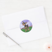 Chihuahua Gifts & Accessoires Ronde Sticker (Envelop)