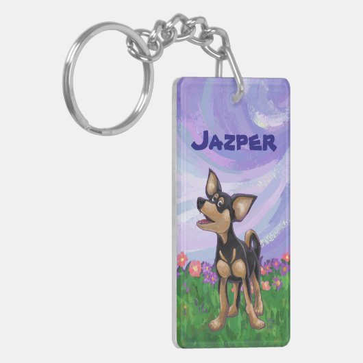 Chihuahua Gifts & Accessoires Sleutelhanger (Voorkant Links)