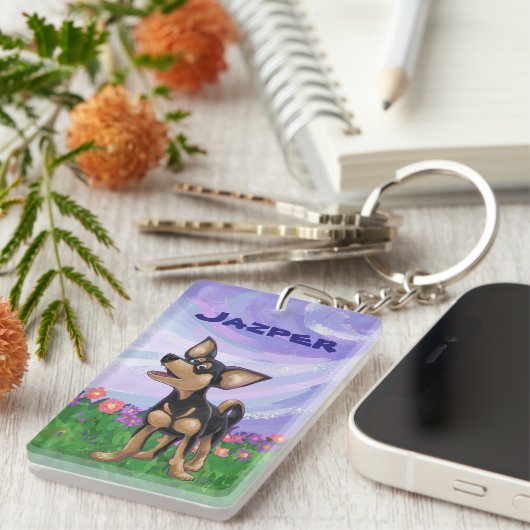 Chihuahua Gifts & Accessoires Sleutelhanger (Voorkant Rechts)