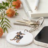 Chihuahua Gifts & Accessoires Sleutelhanger (Voorkant Rechts)