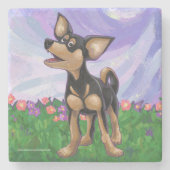 Chihuahua Gifts & Accessoires Stenen Onderzetter (Voorkant)