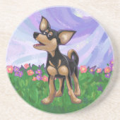 Chihuahua Gifts & Accessoires Zandsteen Onderzetter (Voorkant)