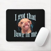 Chihuahua Grappige Meme Muismat (Met muis)