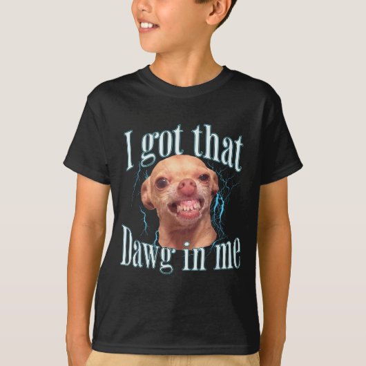 Chihuahua Grappige Meme  T-shirt (Voorkant)