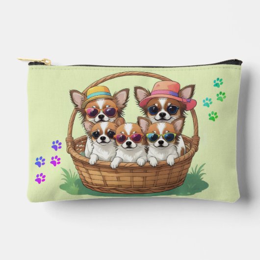 Chihuahua grappige Puppies Etui (Voorkant)