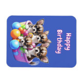 Chihuahua grappige Puppies Magneet (Horizontaal)