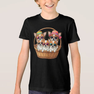 Chihuahua grappige Pups Tri-Blend Shirt