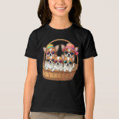 Chihuahua grappige Pups Tri-Blend Shirt (Voorkant)