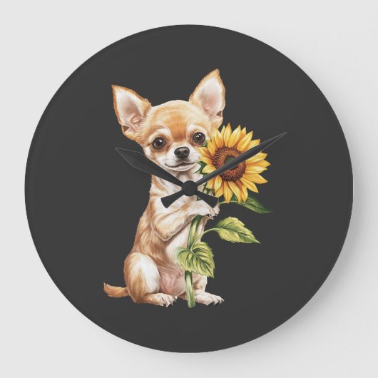 Chihuahua   grote klok (Voorkant)