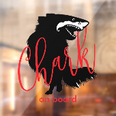 Chihuahua + Haai = Chark - Chark aan boord Raamsticker (Vel 2)