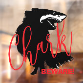 Chihuahua + haai = haai - PAS OP! Raamsticker (Vel 2)