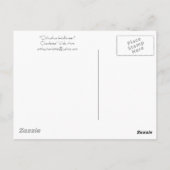 "Chihuahua Halloween" Art Reproduction Briefkaart (Achterkant)