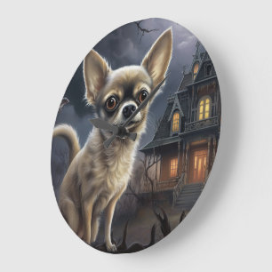 chihuahua halloween eng grote klok