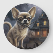 chihuahua halloween eng grote klok (Voorkant)