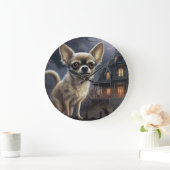 chihuahua halloween eng grote klok (Huis)