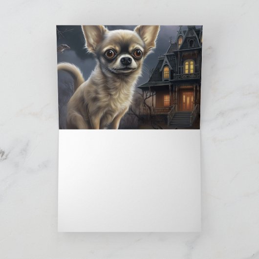 chihuahua halloween eng kaart (Binnen)