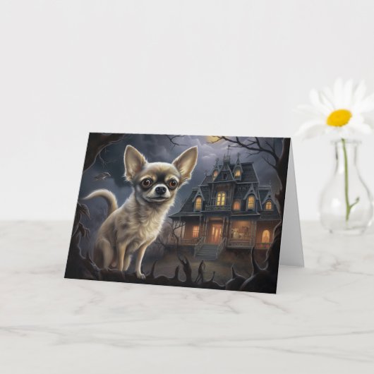 chihuahua halloween eng kaart (Kleine Plant)