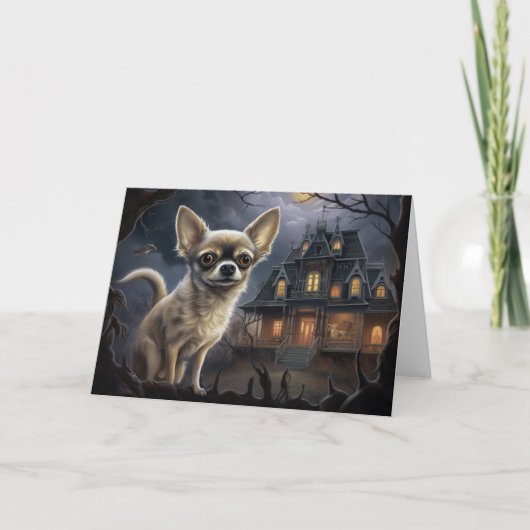 chihuahua halloween eng kaart (Voorkant)