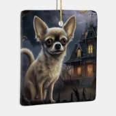 chihuahua halloween eng keramisch ornament (Rechts)