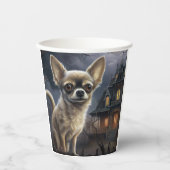 chihuahua halloween eng papieren bekers (Voorkant)