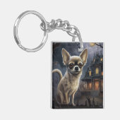 chihuahua halloween eng sleutelhanger (Voorkant Links)