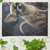 chihuahua halloween eng theedoek (Gevouwen)