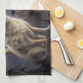 chihuahua halloween eng theedoek (Quarter Fold)