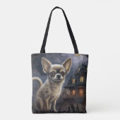 chihuahua halloween eng tote bag (Achterkant)