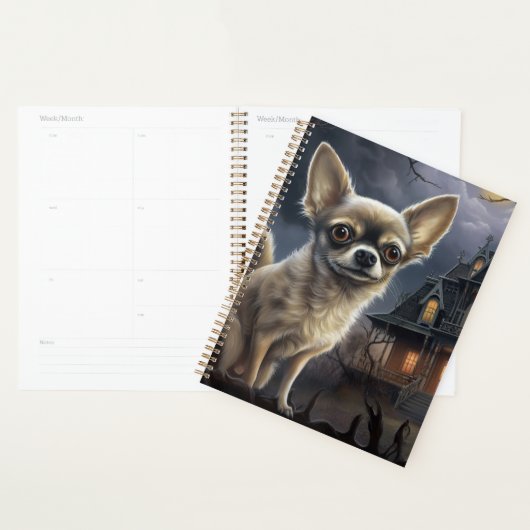 chihuahua Halloween Engwekkend Planner (Display)