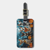 Chihuahua Halloween Griezelig Bagagelabel (Voorkant verticaal)