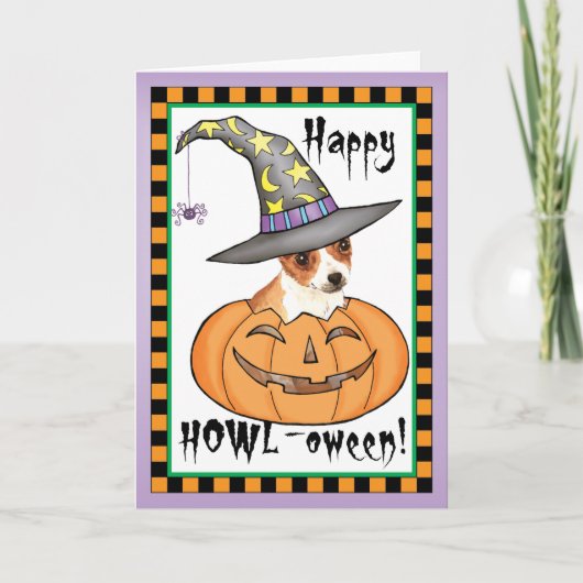 Chihuahua Halloween Kaart (Voorkant)
