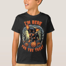 Chihuahua Halloween Kinder T-shirt: Spooktacular F T-shirt