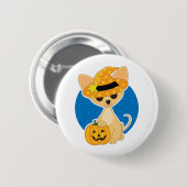 Chihuahua Halloween Ronde Button 5,7 Cm (Voorkant /achterkant)