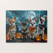 Chihuahua Halloween Spooky Legpuzzel (Horizontaal)