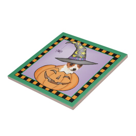 Chihuahua Halloween Tegeltje (Zijkant)